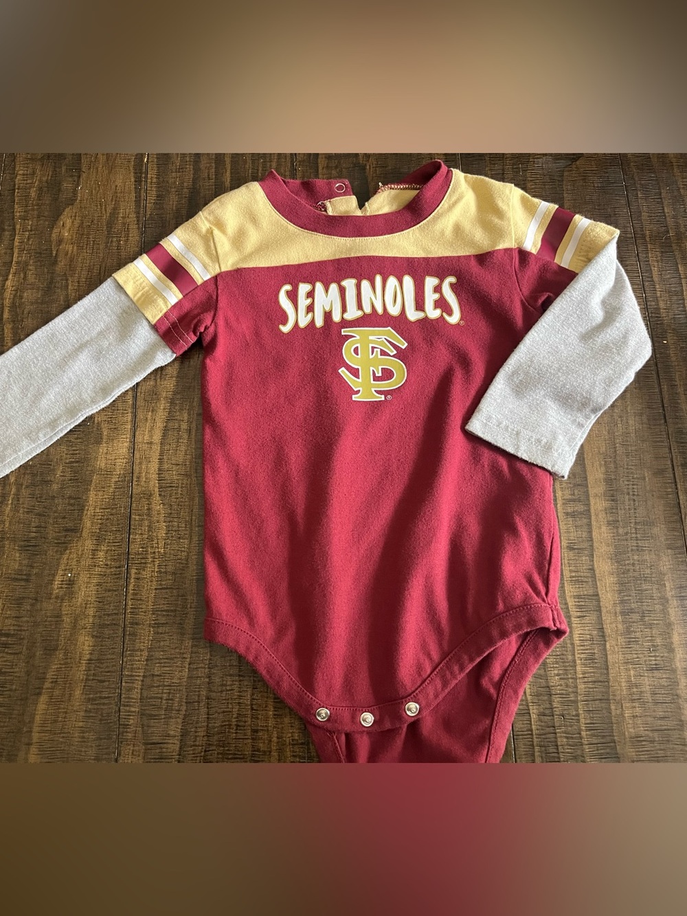 FSU Seminoles Maroon & Gold Infant Bodysuit
